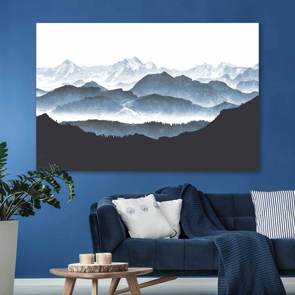 Tableau déco paysage montagne