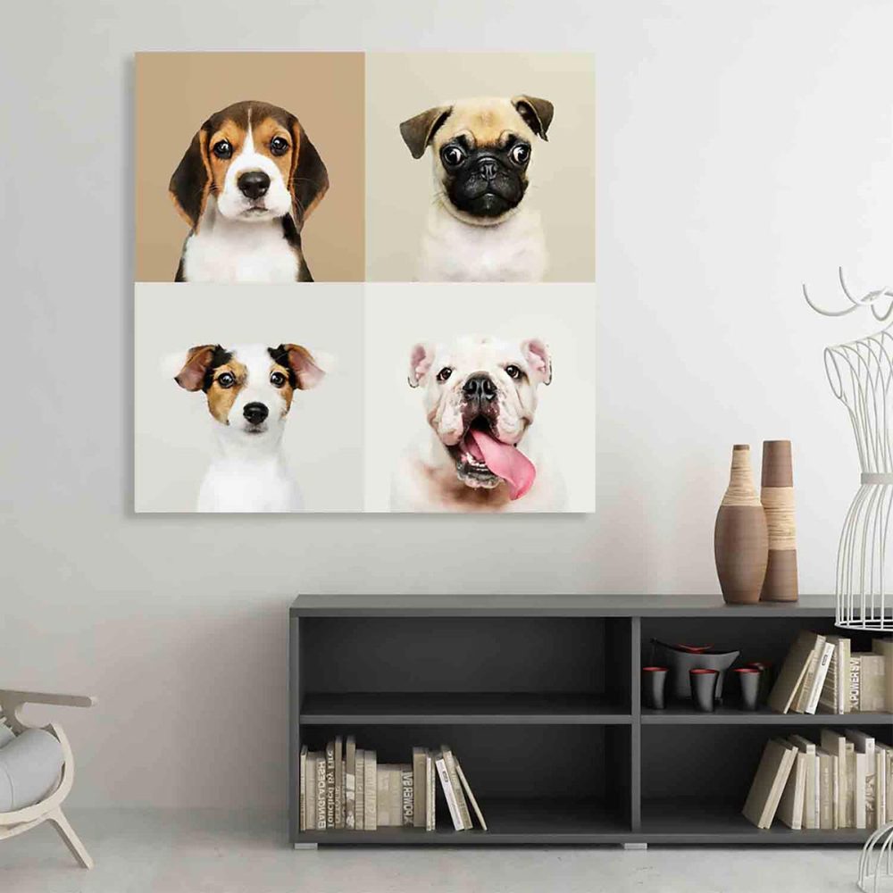Tableau déco chiens