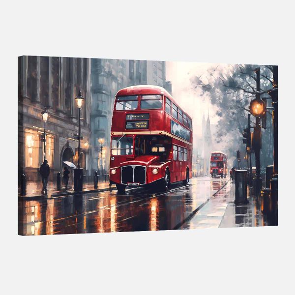 Tableau mural bus londres