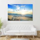 Tableau mural coucher de soleil