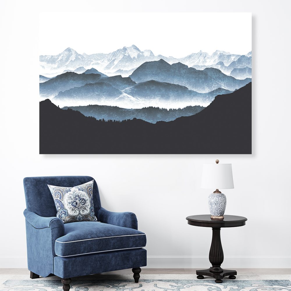 Tableau mural montagne