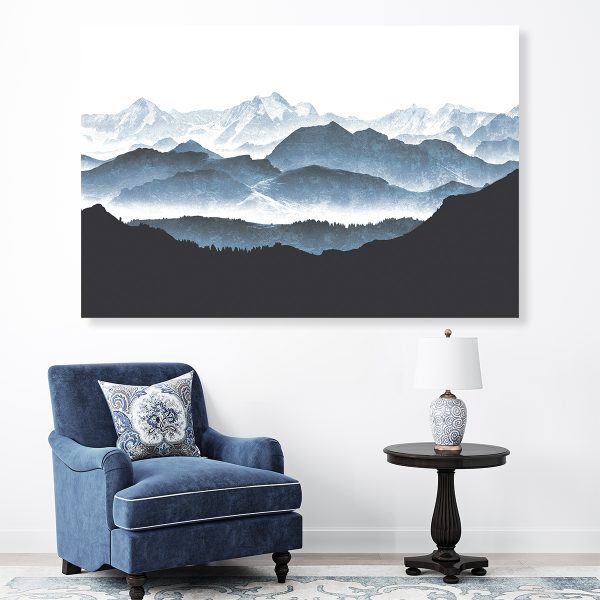 Tableau mural montagne
