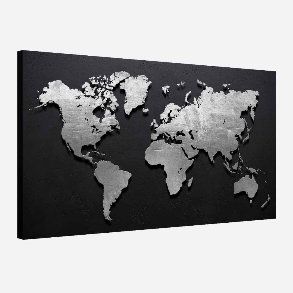 Cadre carte du monde