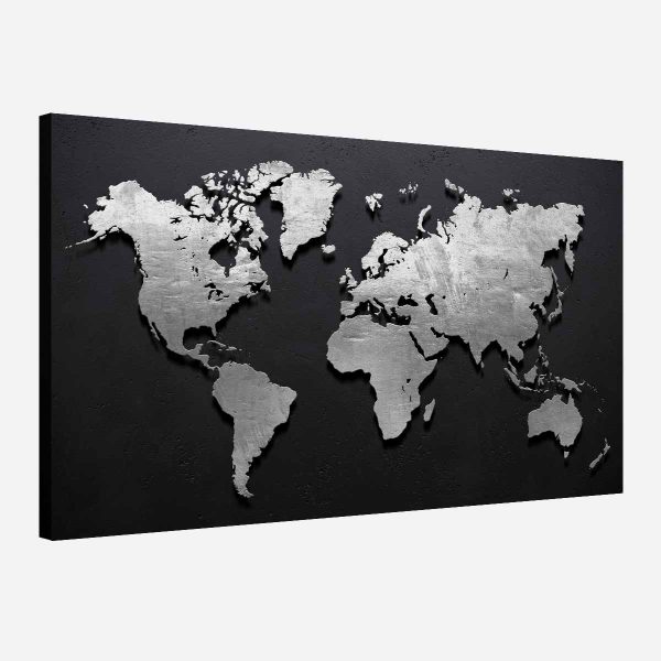 Cadre carte du monde