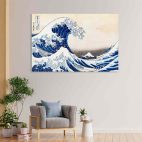 Tableau déco hokusai