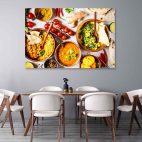 Tableau mural restaurant indien