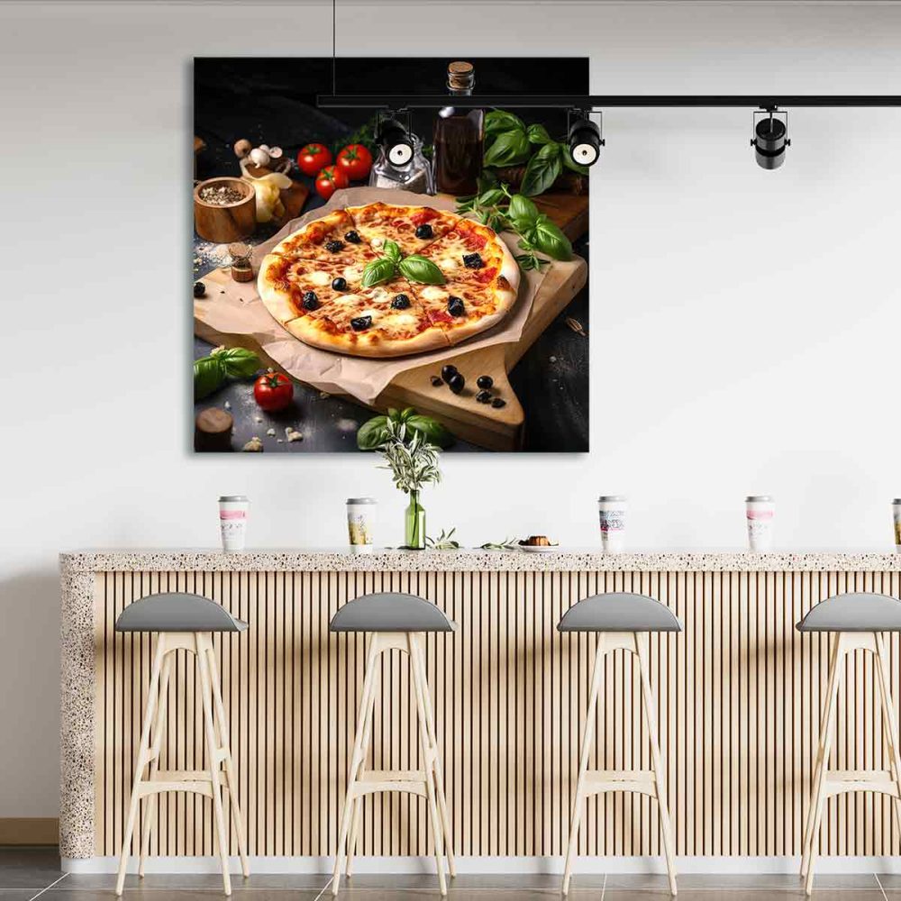 Tableau déco restaurant pizzeria