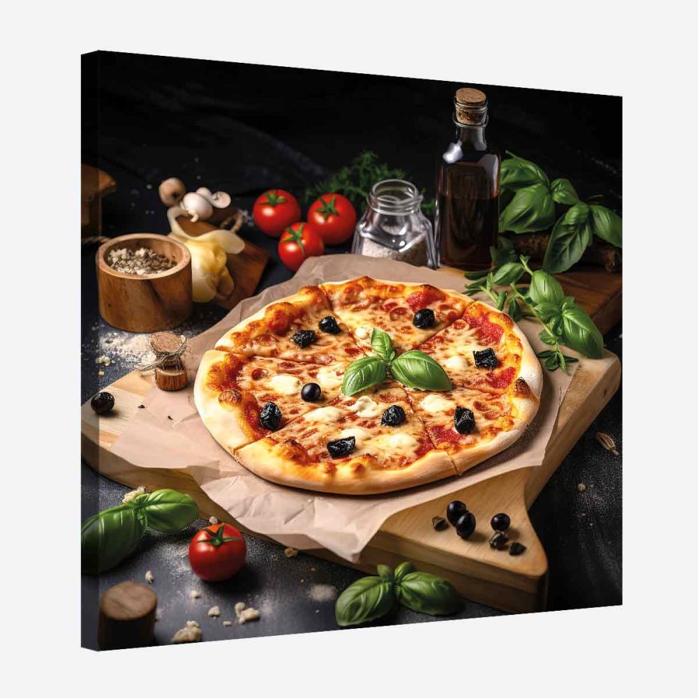Tableau mural restaurant pizzeria