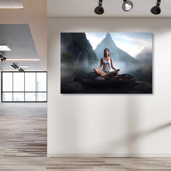 Tableau mural yoga