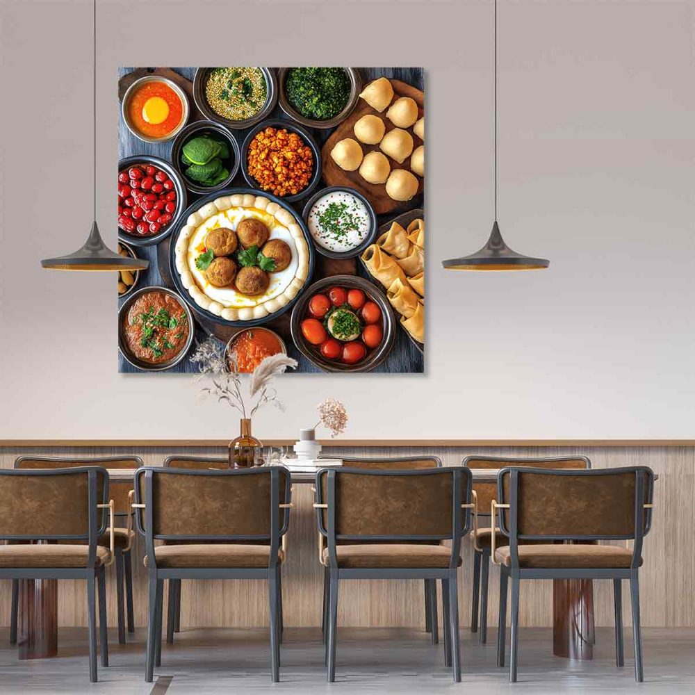 Cadre mural restaurant libanais Cadre mural restaurant libanais