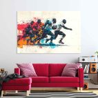 Décoration murale rugby