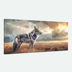 Tableau déco loup