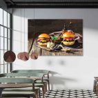 tableau mural restaurant brasserie