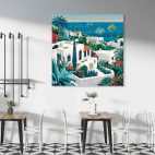 tableau déco restaurant grec