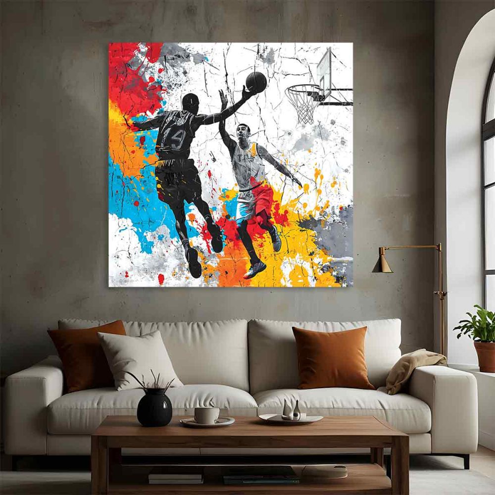 Tableau mural basketball