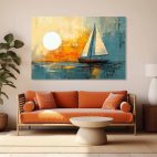 Tableau mural bateau