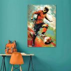 Tableau mural football
