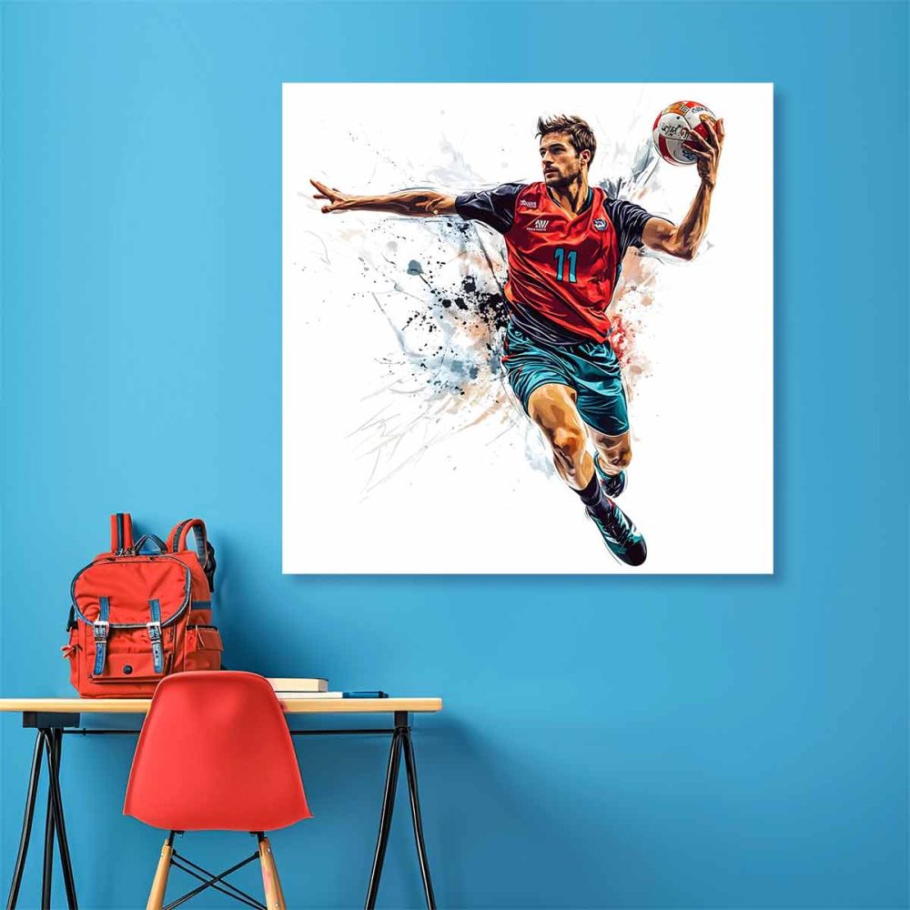 Tableau mural handball