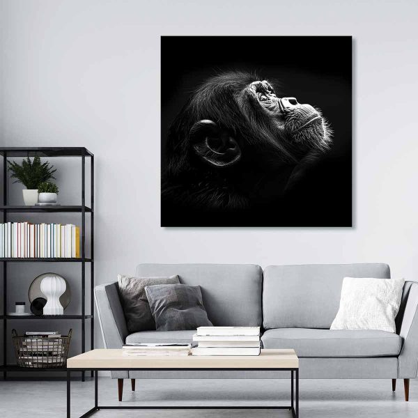 Tableau mural singe