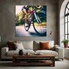 tableau mural vélo