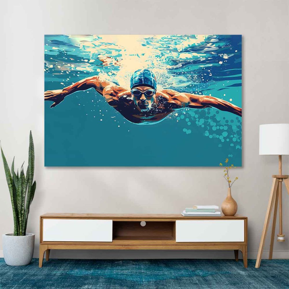 Affiche natation