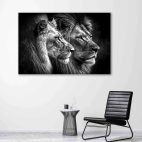 tableau deco lion