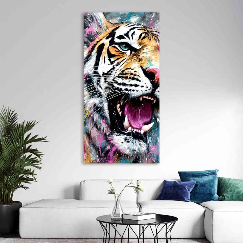 Cadre tigre couleur Cadre tigre couleur