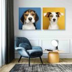 Décoration murale jack russell