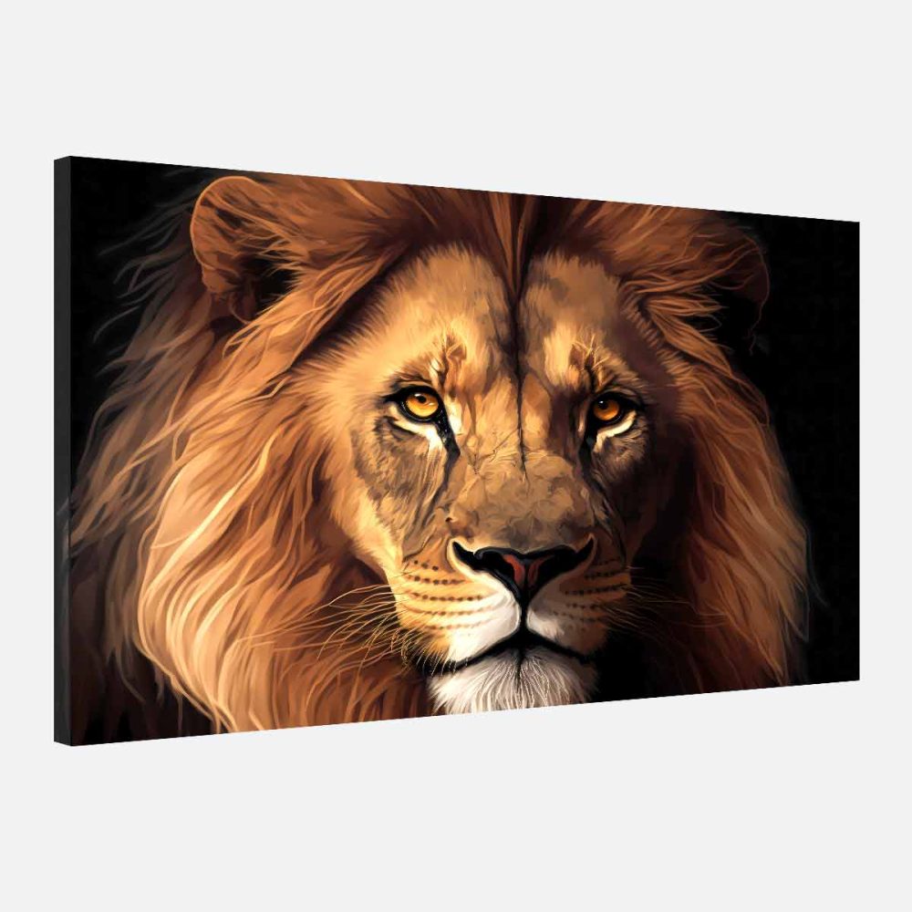 Grand cadre lion