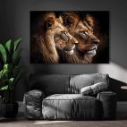 Tableau déco lion