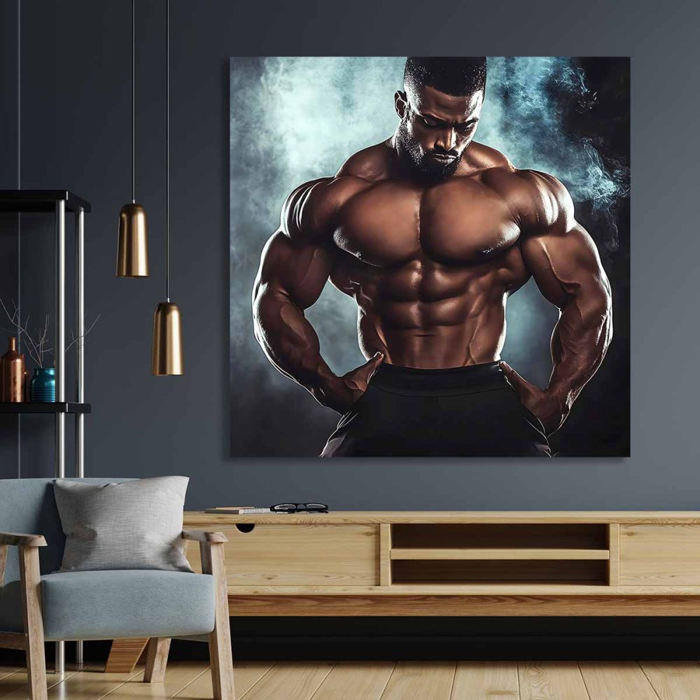 Tableau déco musculation