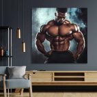 Tableau déco musculation