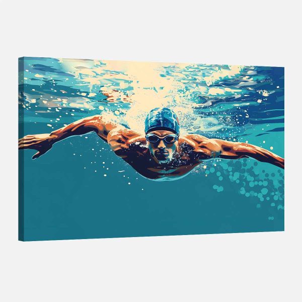 Tableau déco natation