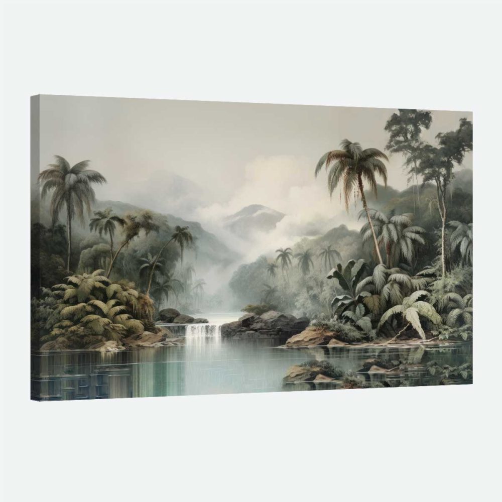 Tableau déco paysage tropical