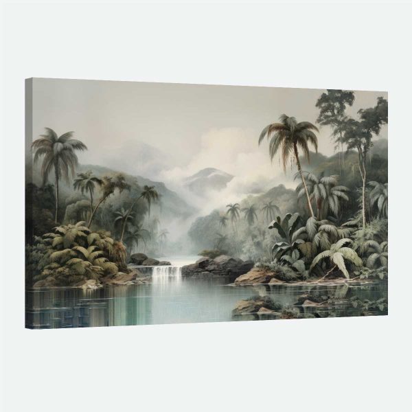 Tableau déco paysage tropical