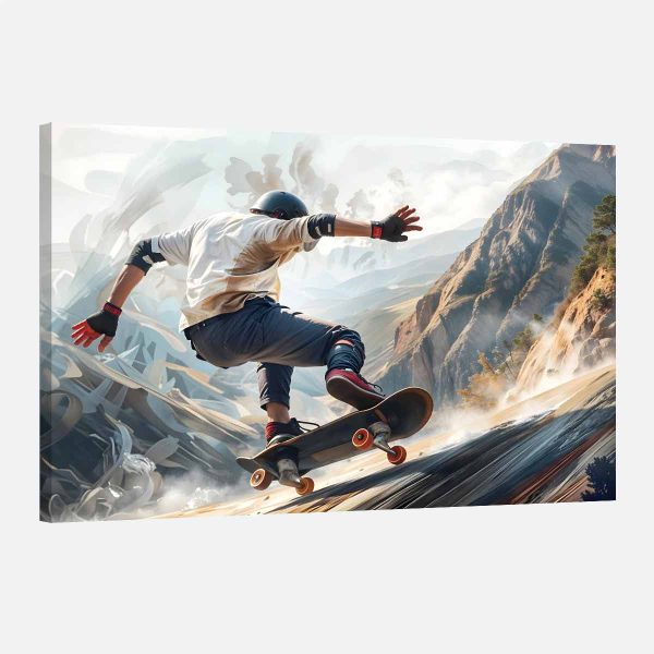 Tableau déco skate
