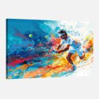 tableau déco tennis
