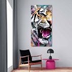 Tableau déco tigre