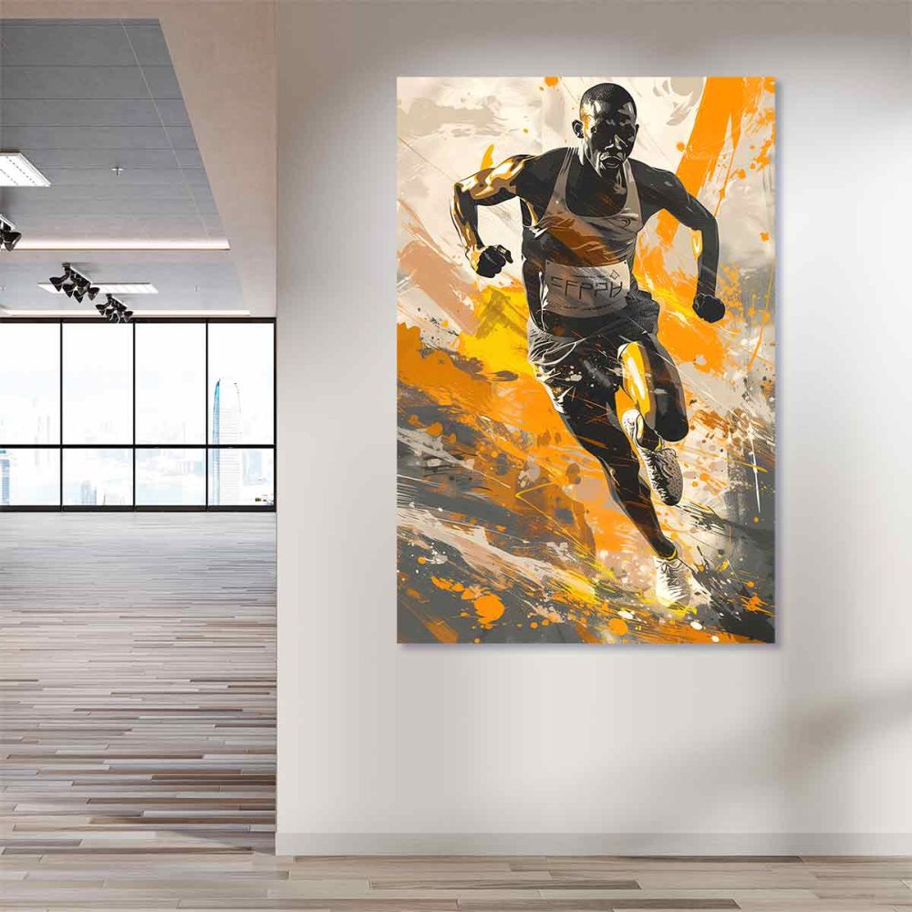 Tableau mural athlétisme