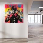 Tableau mural boxe