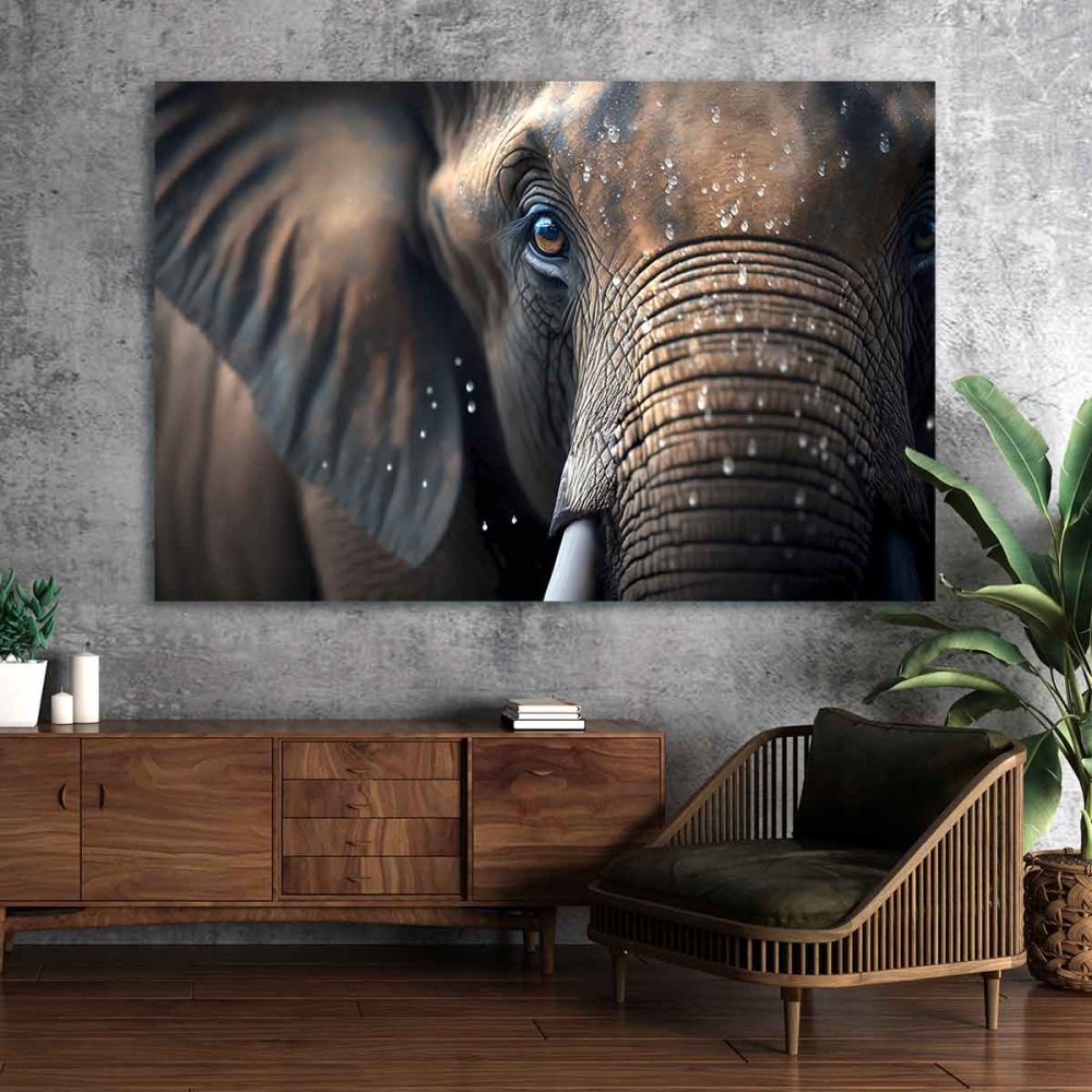 Tableau mural éléphant