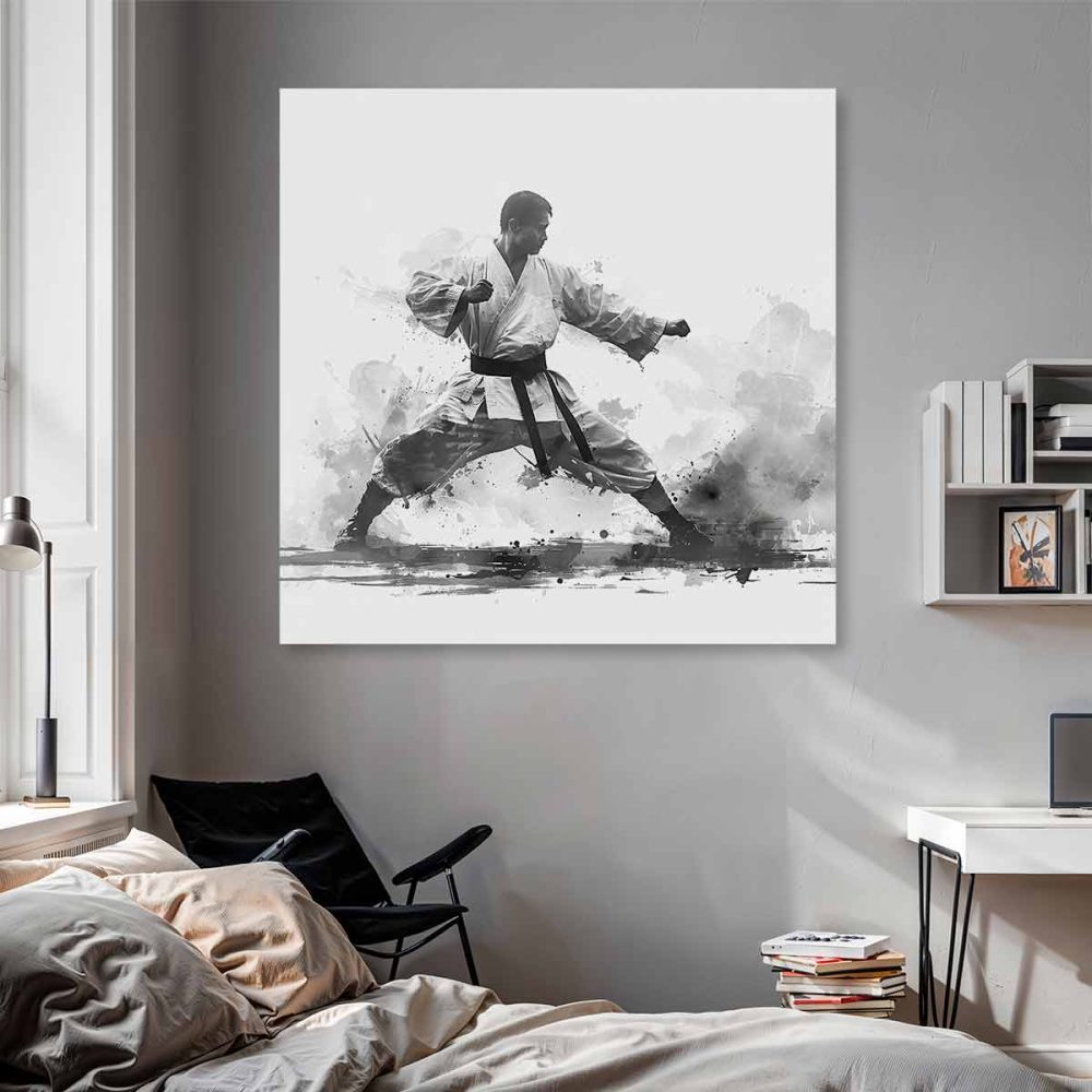 Tableau mural karaté