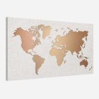 Tableau mural mappemonde