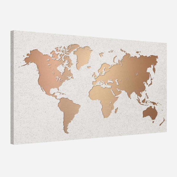 Tableau mural mappemonde
