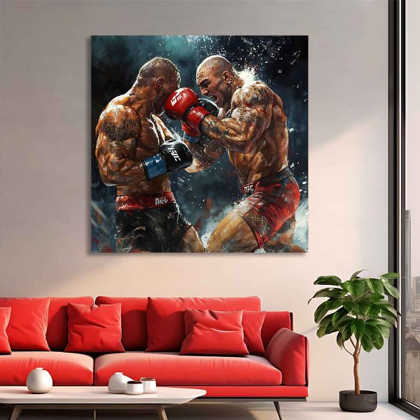 Tableau mural MMA