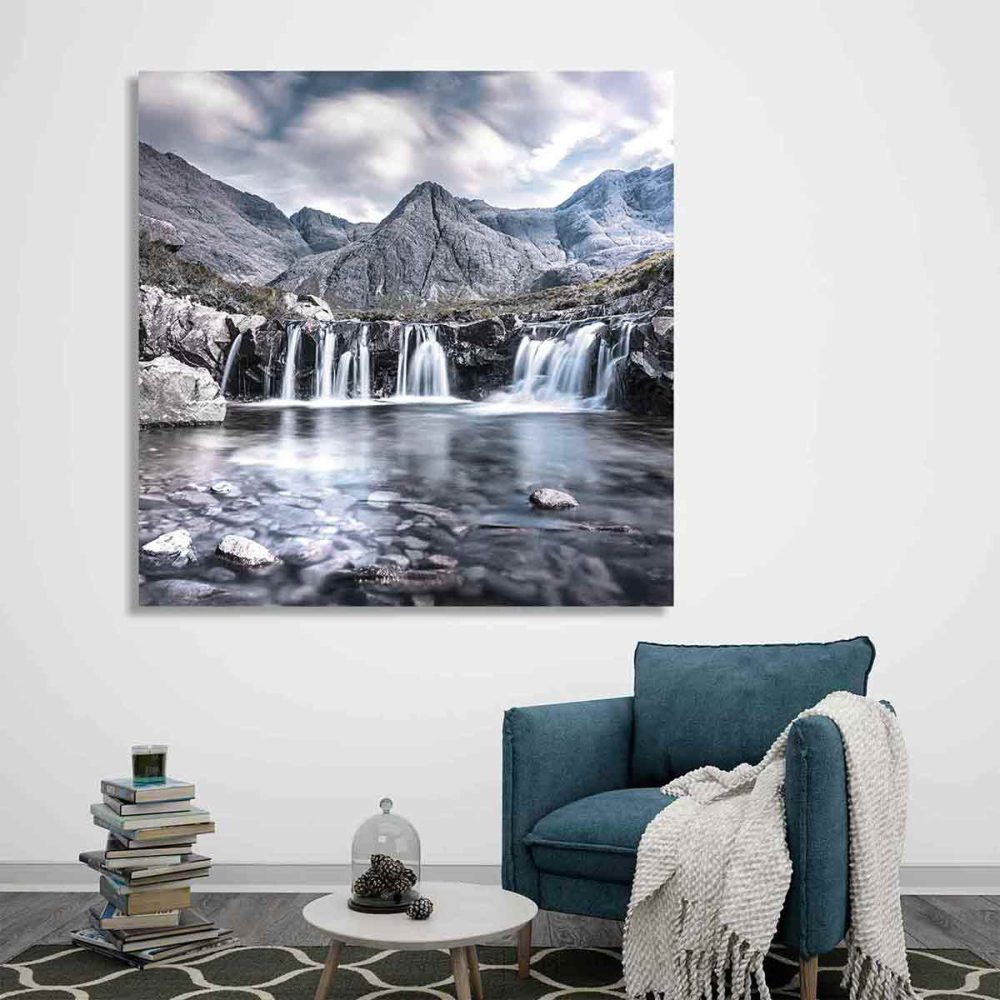Tableau mural montagne