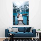 Tableau mural montagne