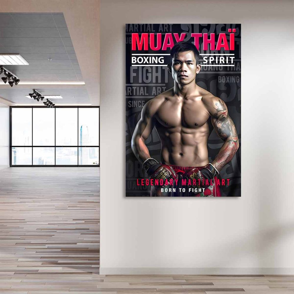 Tableau mural muay thaTableau déco muay thaï Tableau mural muay thaTableau déco muay thaï