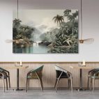 Tableau mural paysage tropical