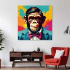 Tableau mural singe moderne